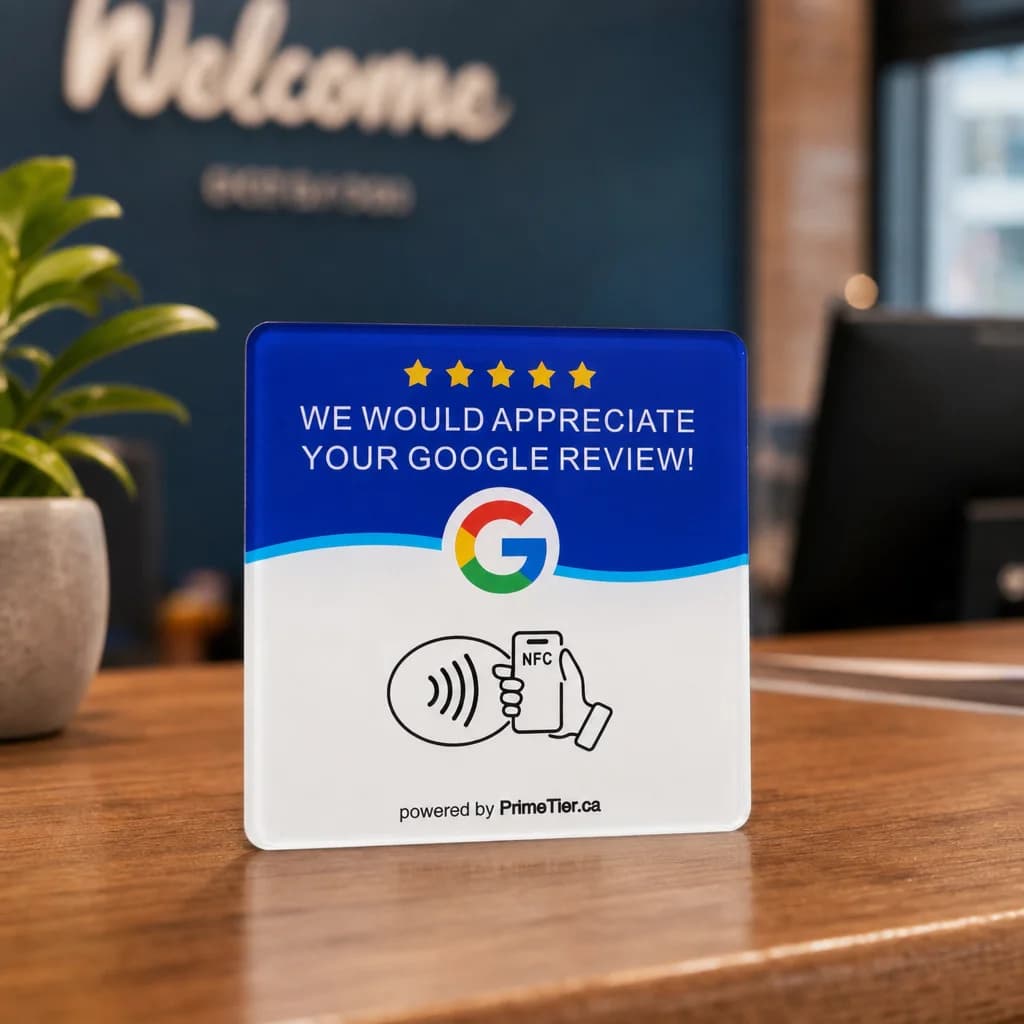 Google Review NFC Plate 2