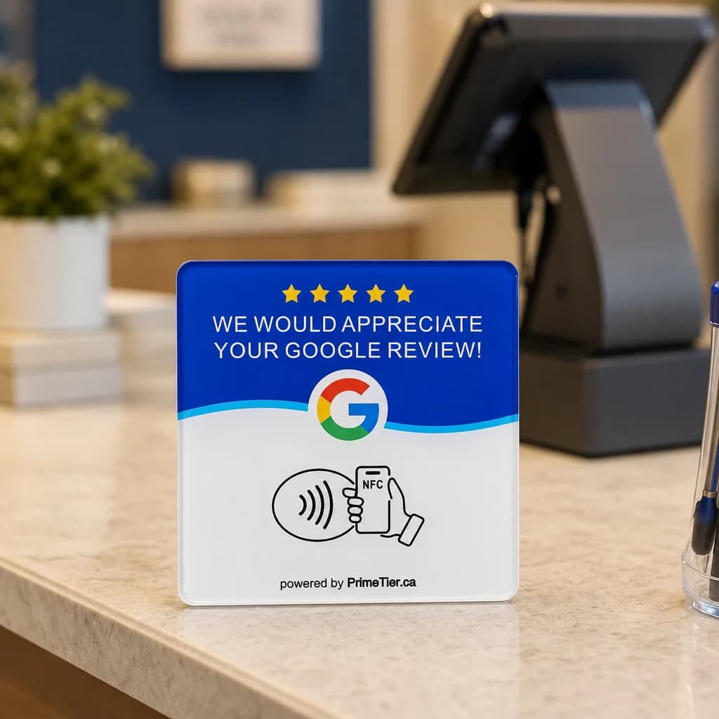 Google Review NFC Plate 3